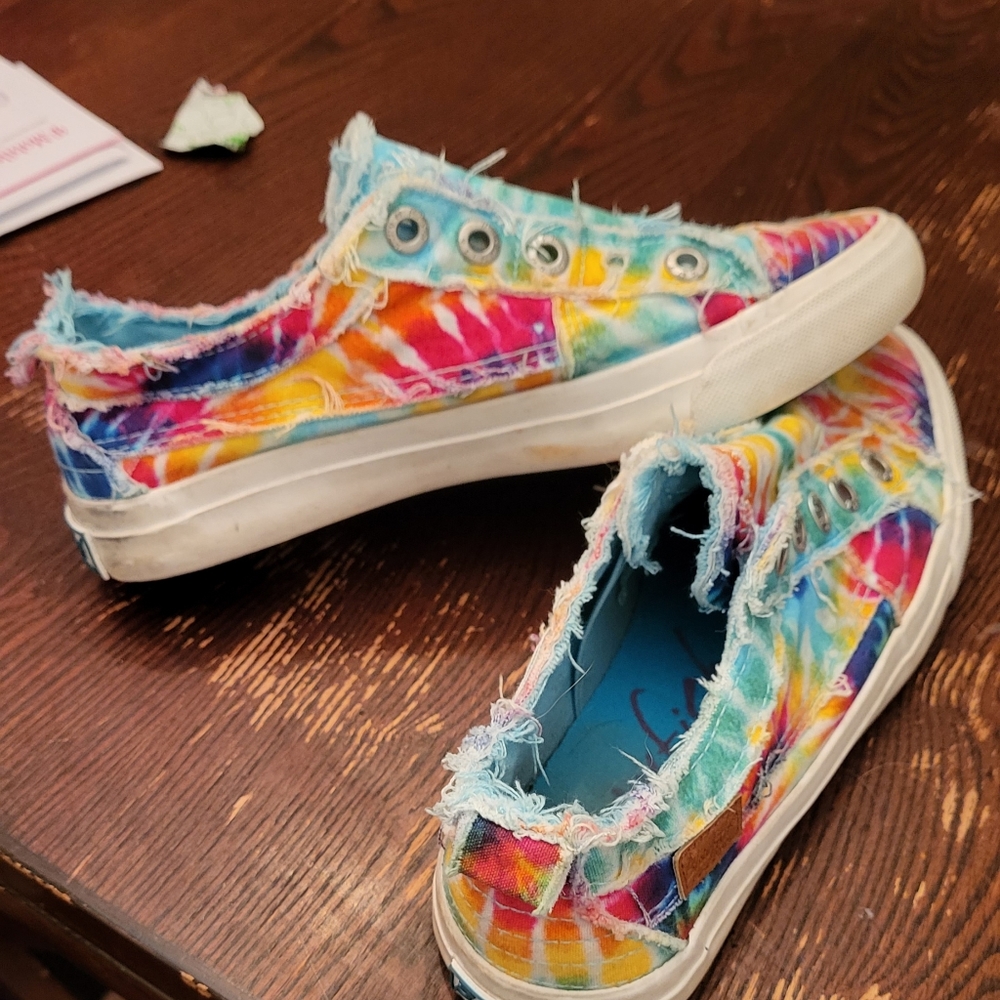 Tie Dye Blowfish Slip On